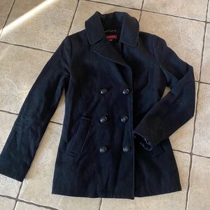Women’s Black Merona Pea Coat
